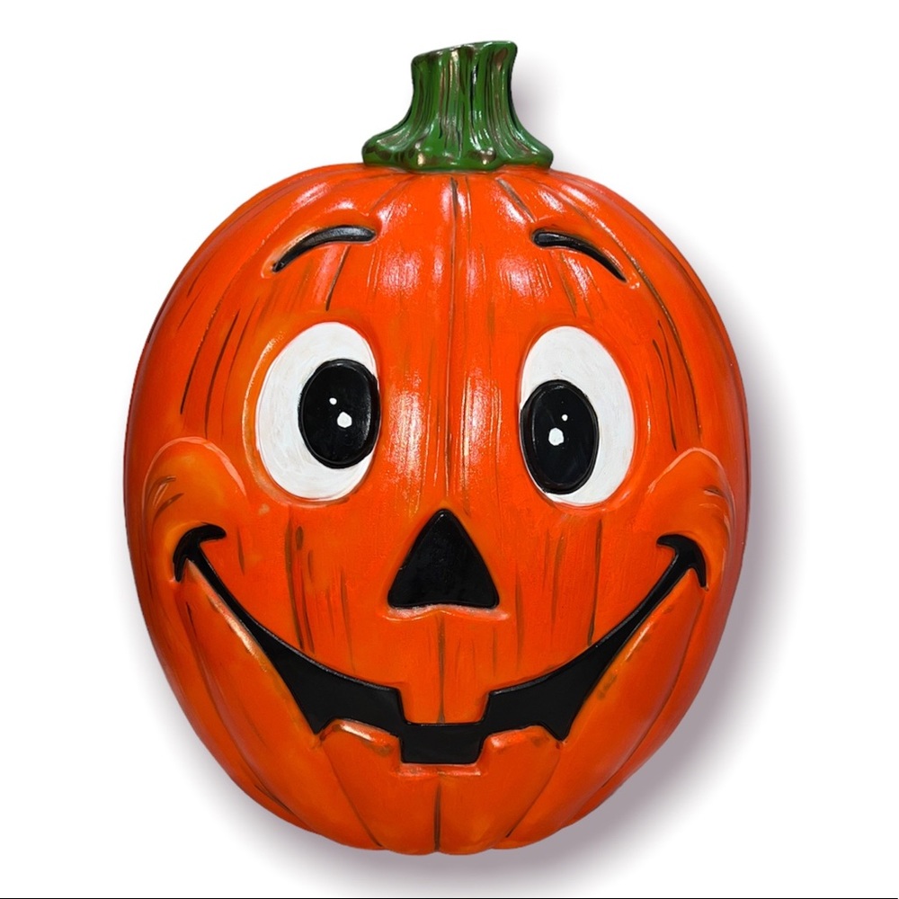 large vintage 90’s Halloween jack o lantern 24”blow mold 1997 ￼grand Venture USA